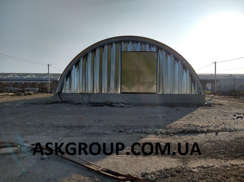 Бескаркасные арочные ангары  хранилища  склады  под ключ   