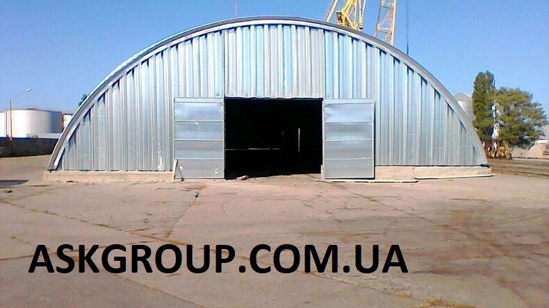 Монтаж и производство бескаркасных ангаров  хранилищ и складов