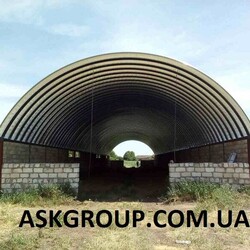 Монтаж и производство бескаркасных ангаров  хранилищ и складов