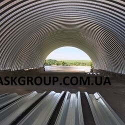 Арочные бескаркасные ангары  хранилища  склады